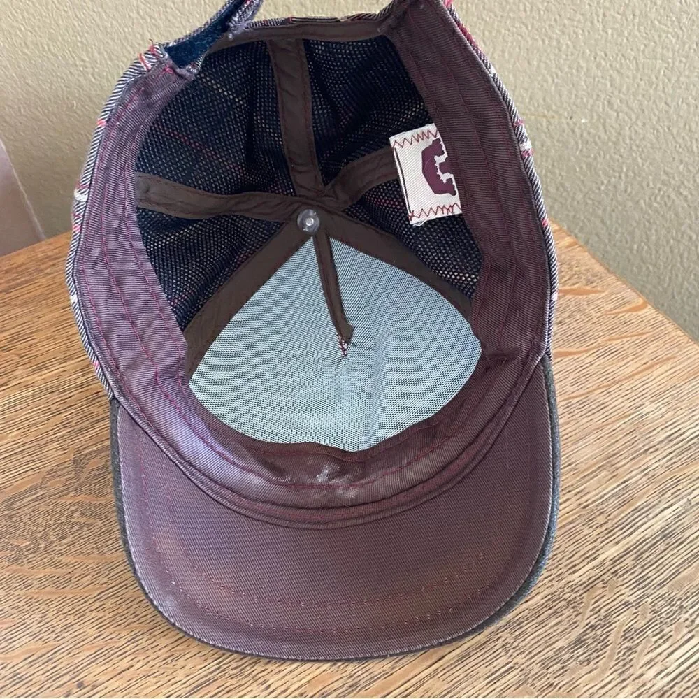 Gorin San Cassel Kids Brown Motorcross Adjustable Baseball Hat.  One Size. VGUC!